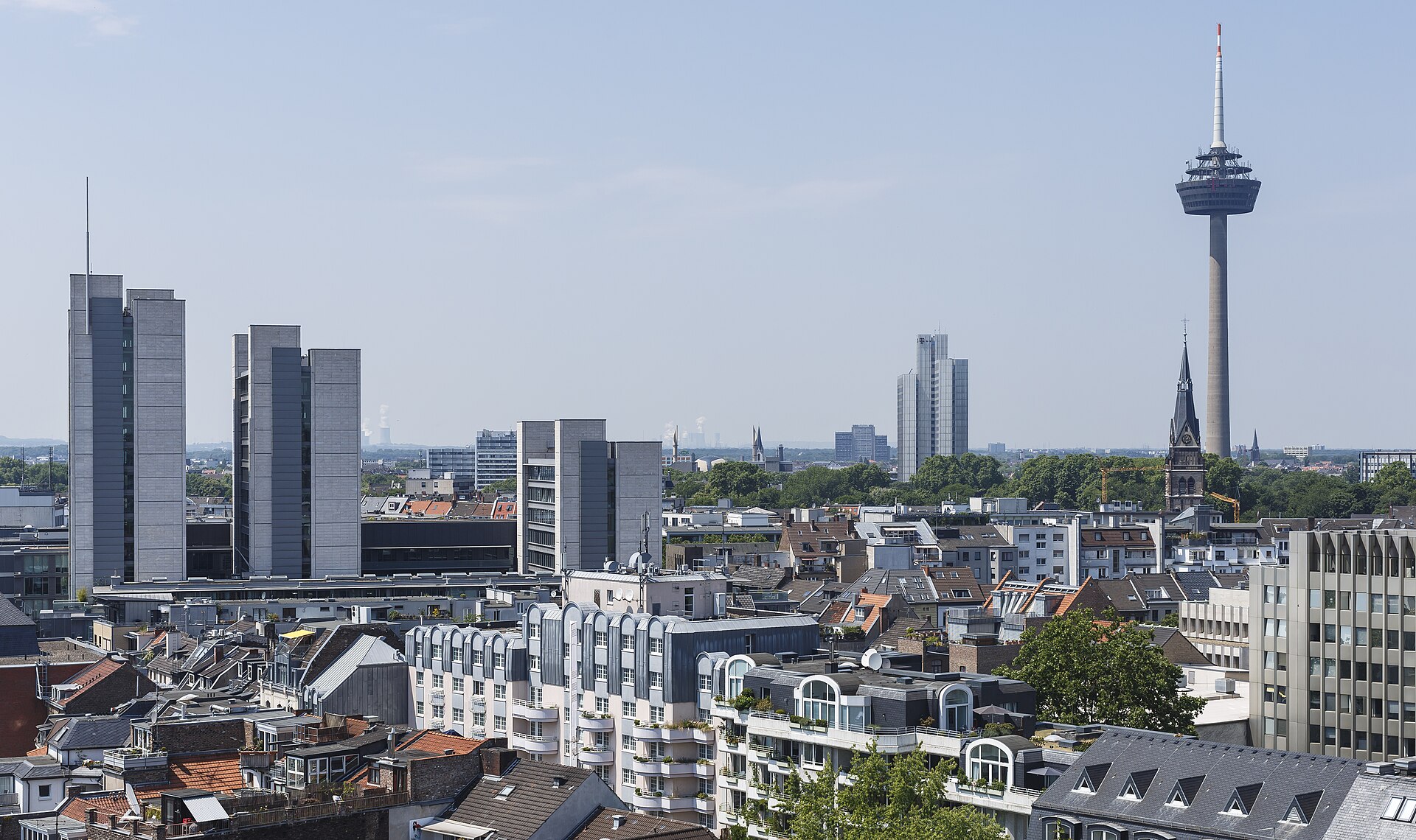 Bebauung am Rand von Köln-Ehrenfeld